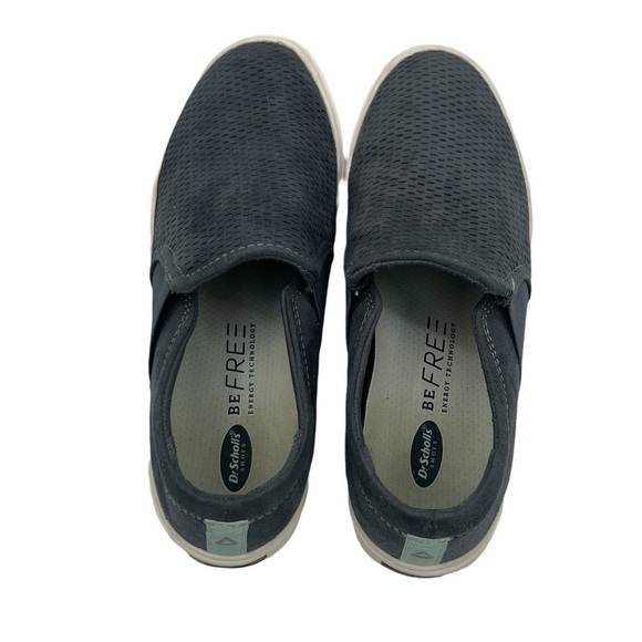 Dr Scholl's Blue Suede Wander Up Slip On Loafers Size 6 Women's - Picture 5 of 9